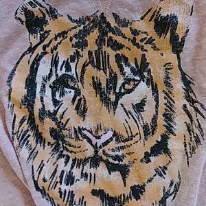 Billabong Graphic Tiger Tee Shirt Vintage Style
